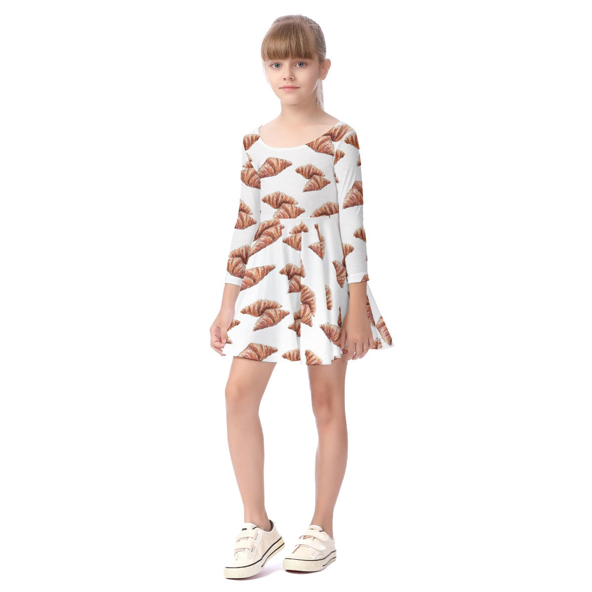 Croissant Long Sleeve Dress