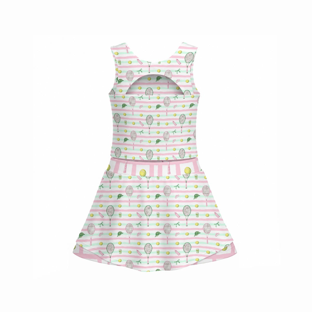 Pink and Mint Tennis Girls Set