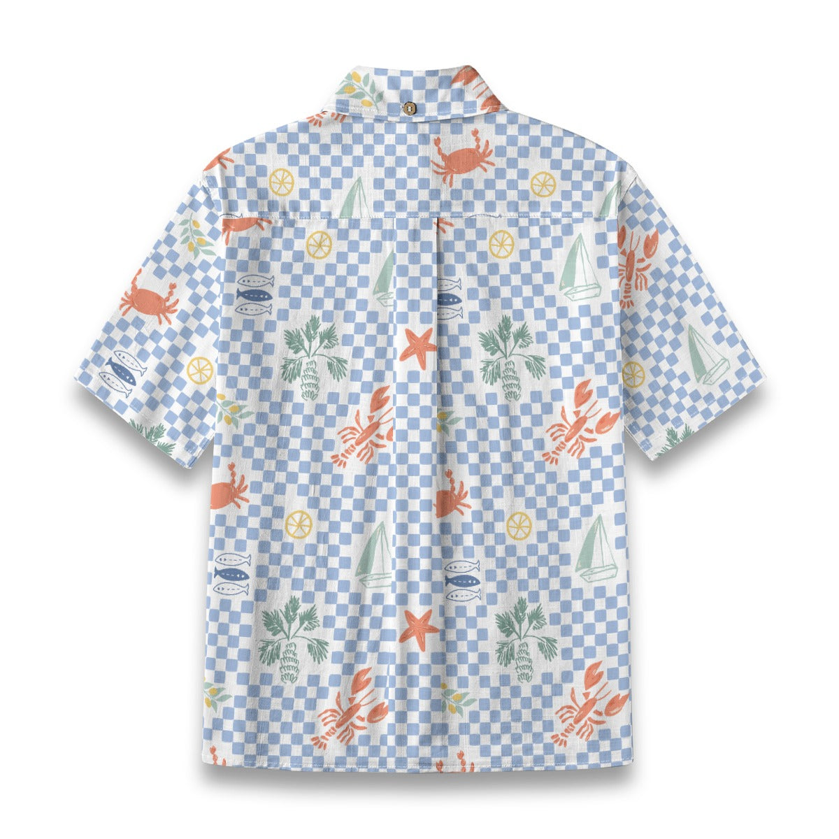 Crab and Lobster Checkered Shirt