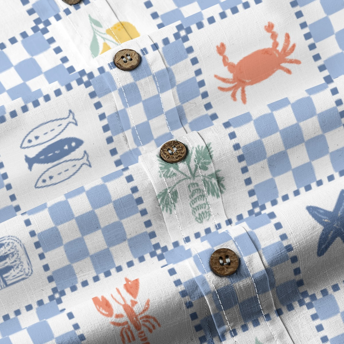 Mediterranean Checkered Shirt