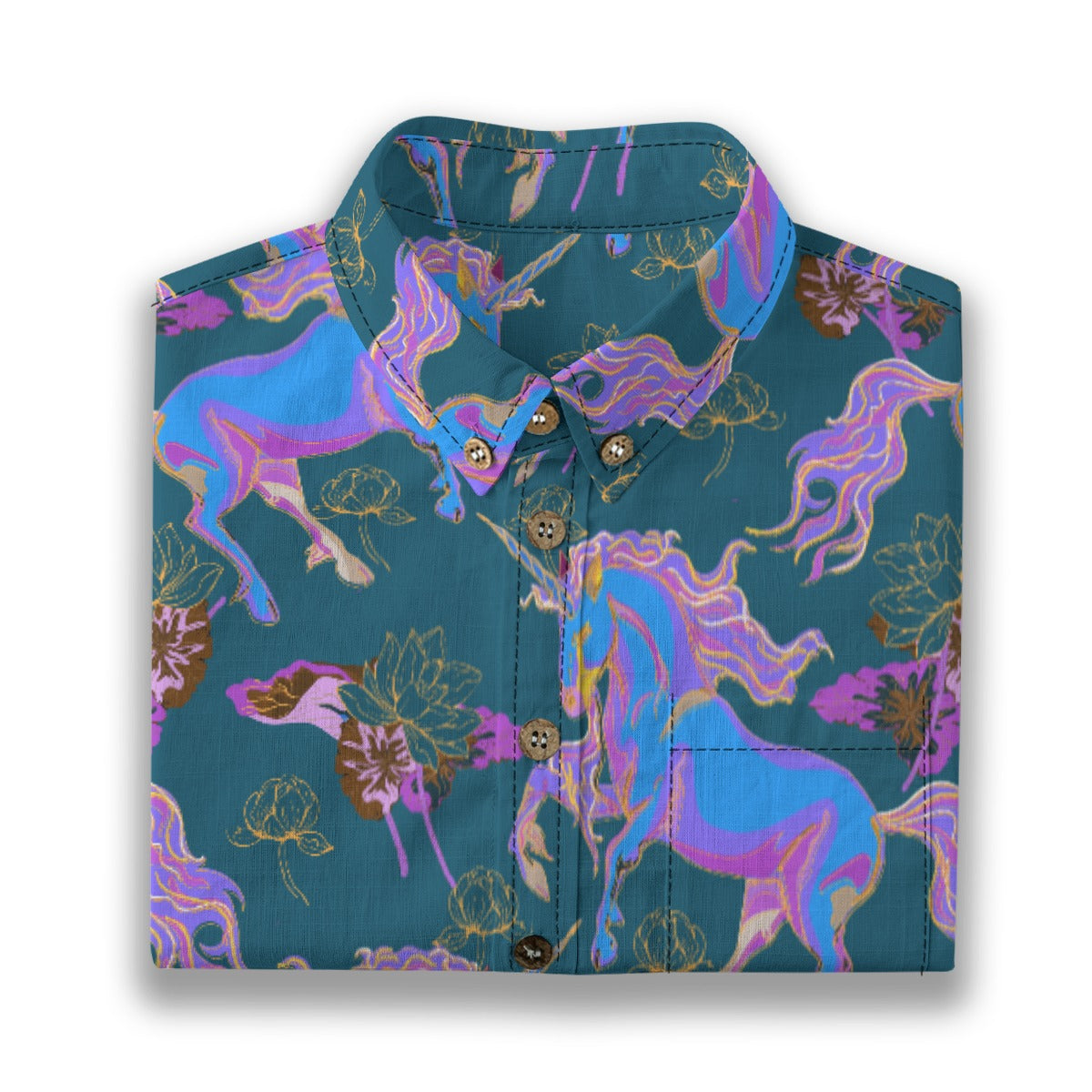 Teal Unicorn Shirt