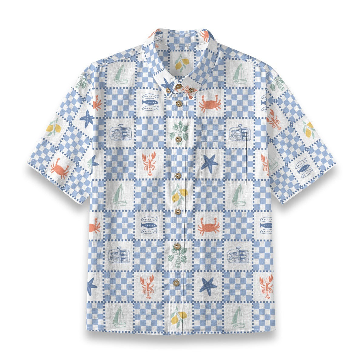 Mediterranean Checkered Shirt