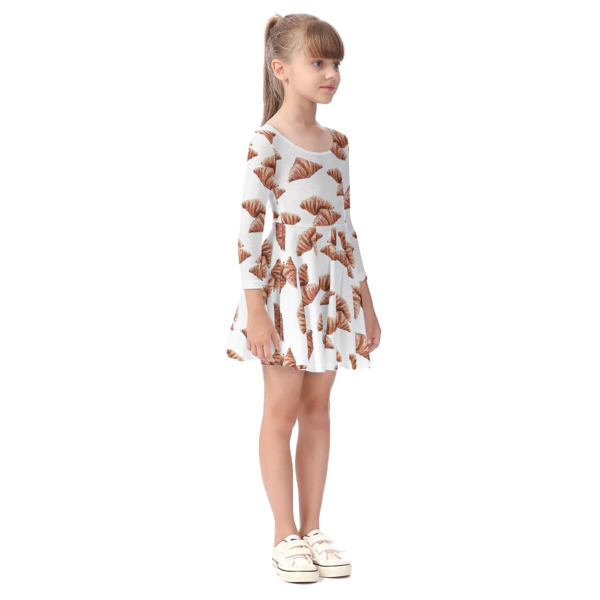 Croissant Long Sleeve Dress