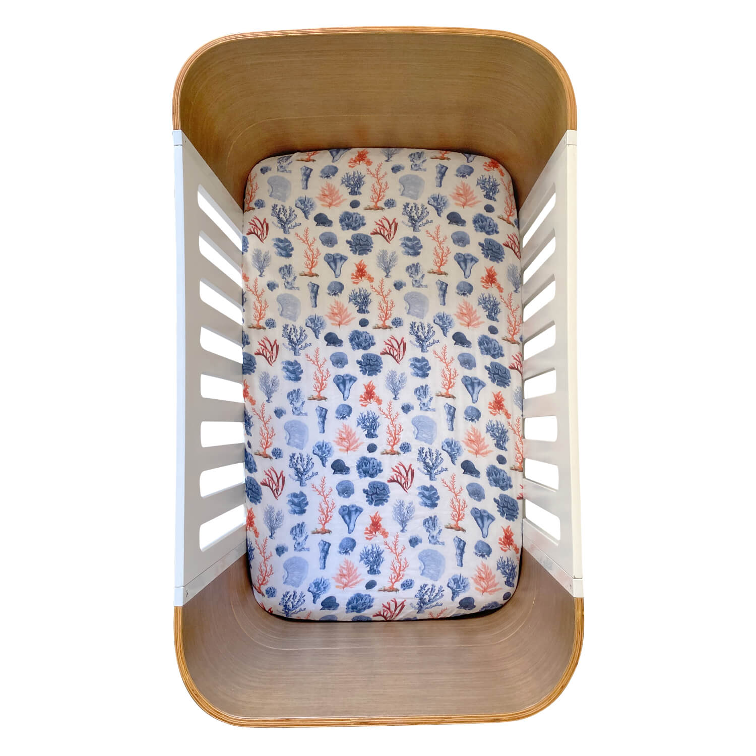 Coral Cot Sheet