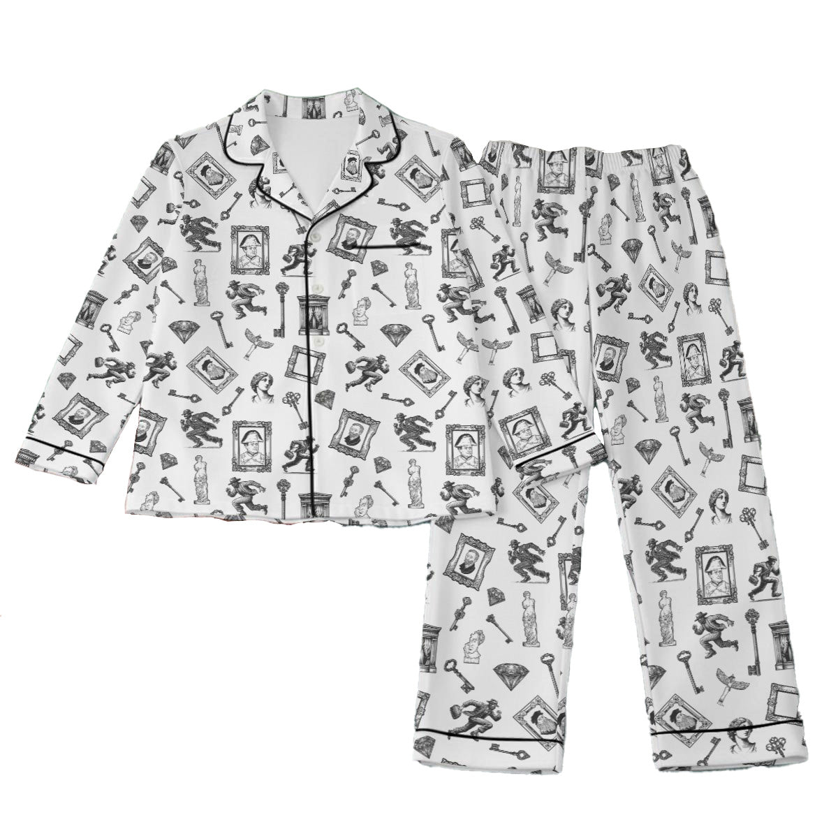 Louvre Heist Winter Pyjamas