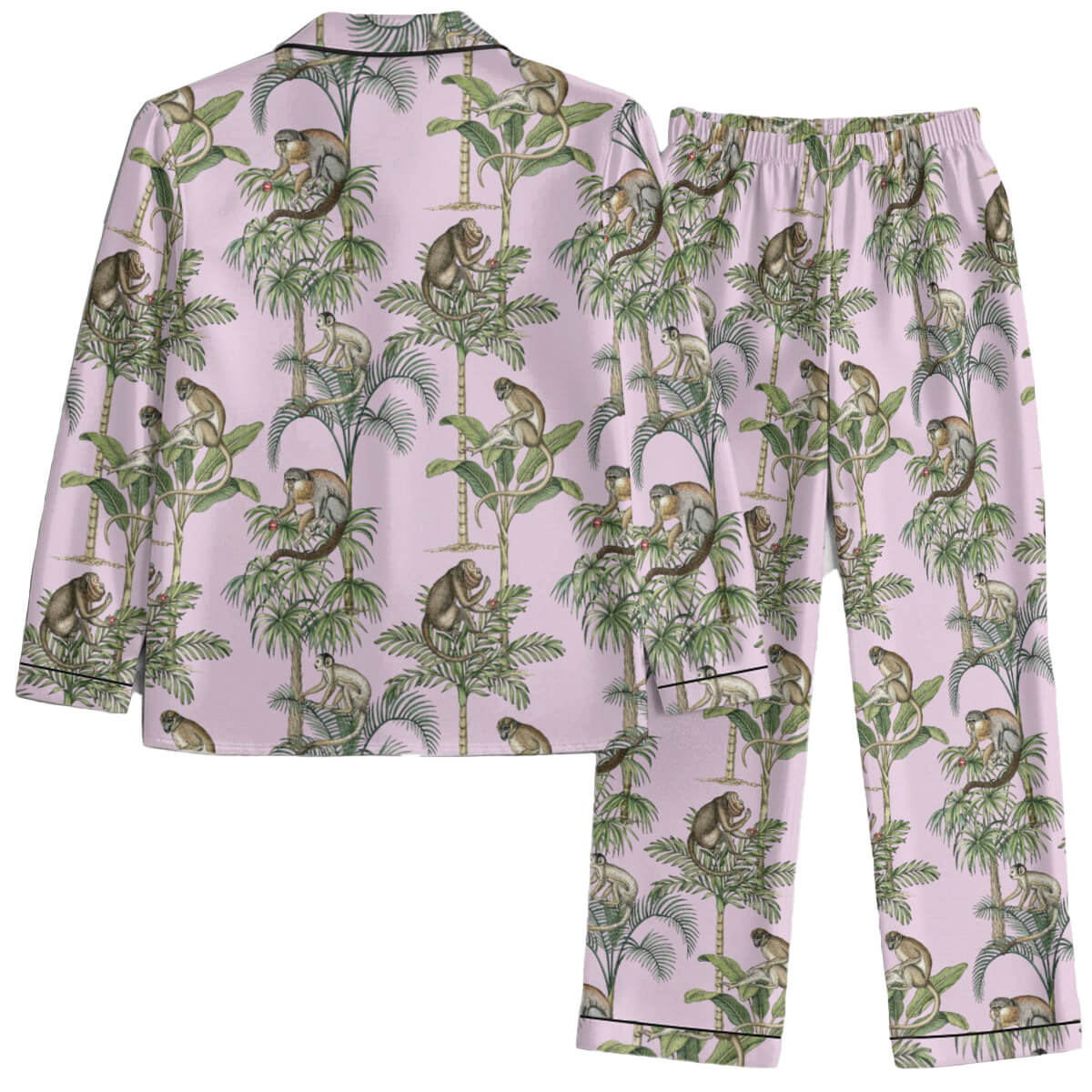 Pink Monkey Womens Pyjamas