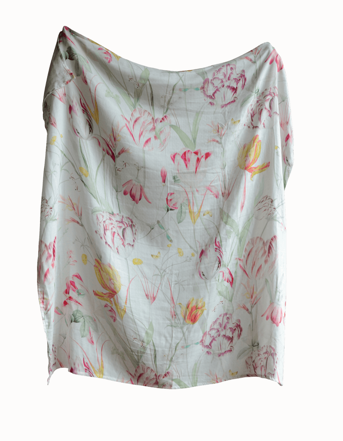 tulip lap blanket, tulip baby blanket