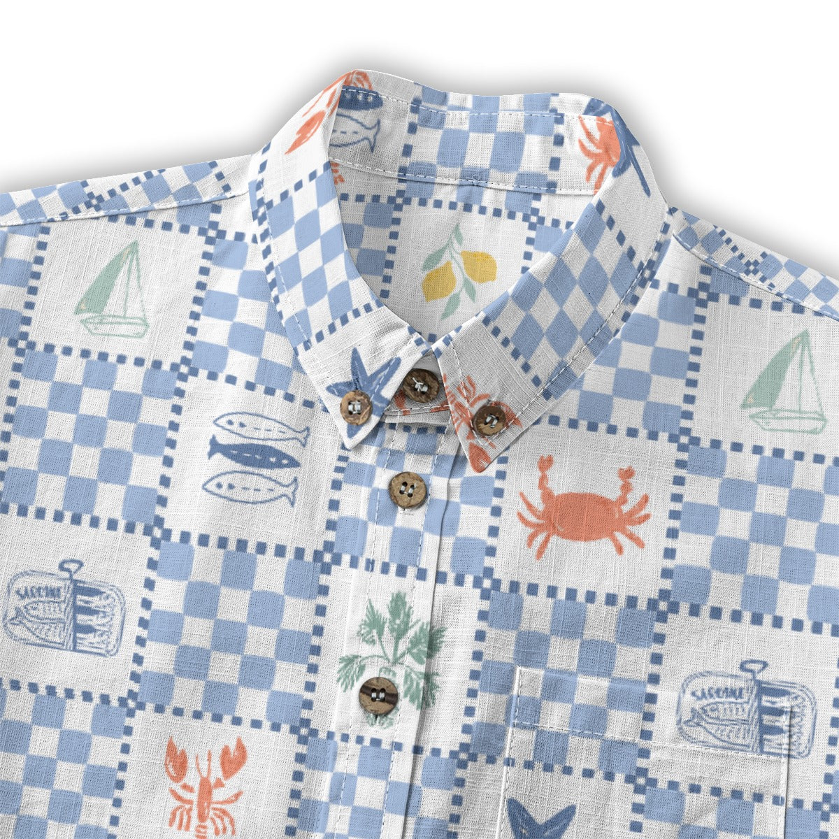 Mediterranean Checkered Shirt