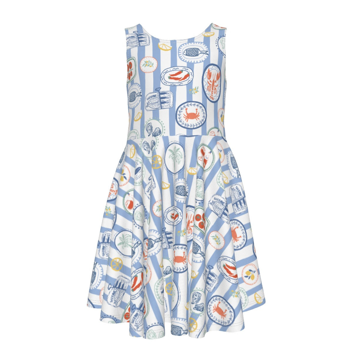 Mediterranean Banquet Sun Dress