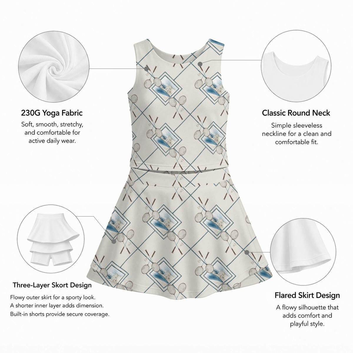 St Tropez Badminton Girls Set