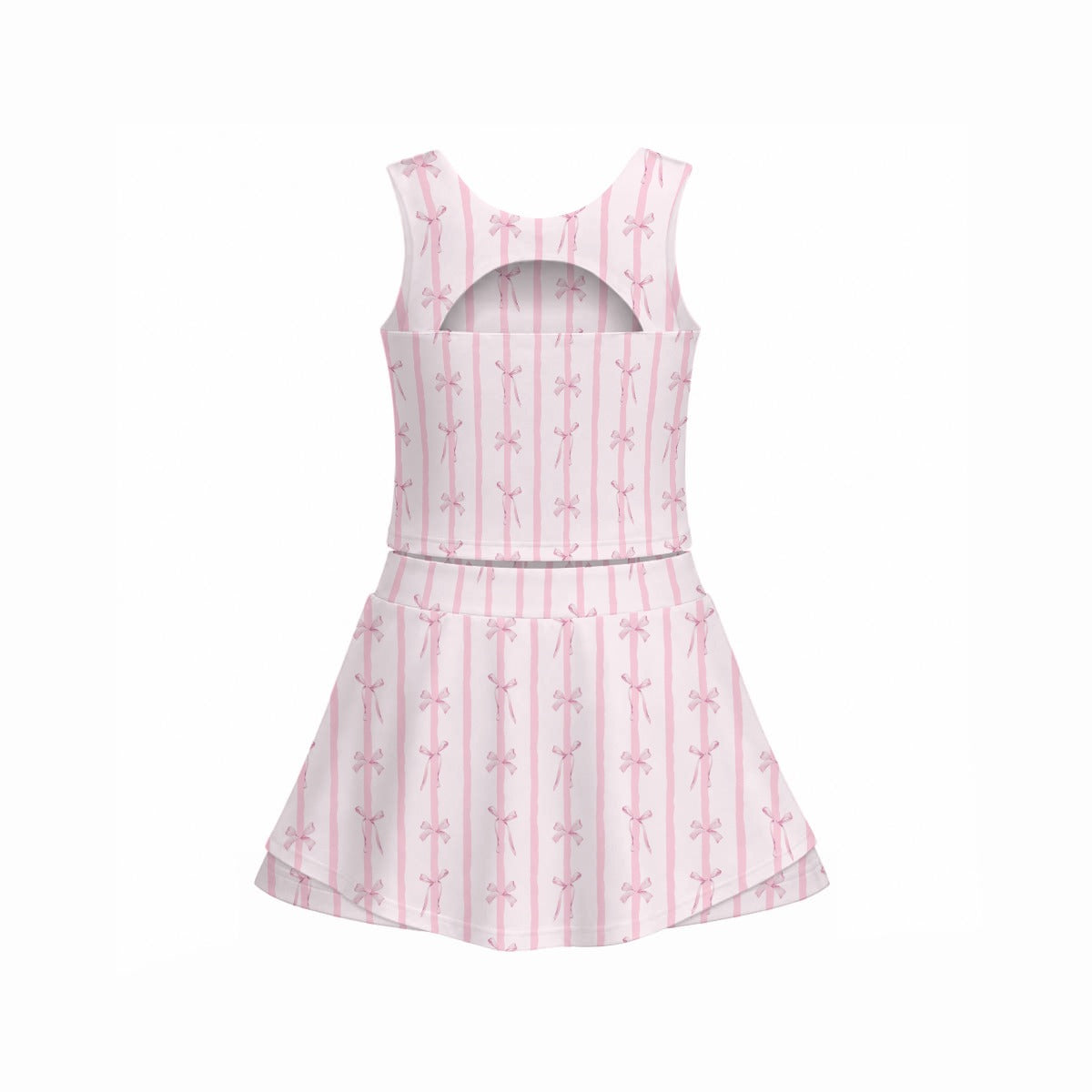 Pink Ribbon Girls Tennis Set
