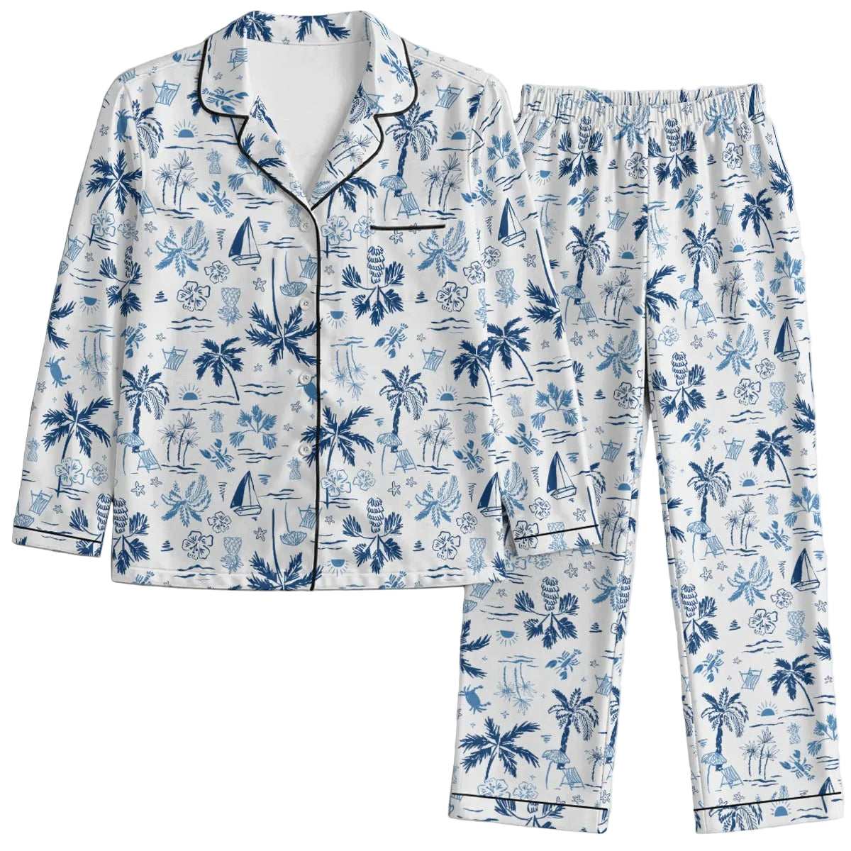Blue Holiday Womens Pyjamas