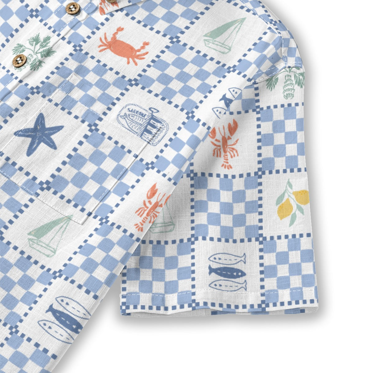 Mediterranean Checkered Shirt