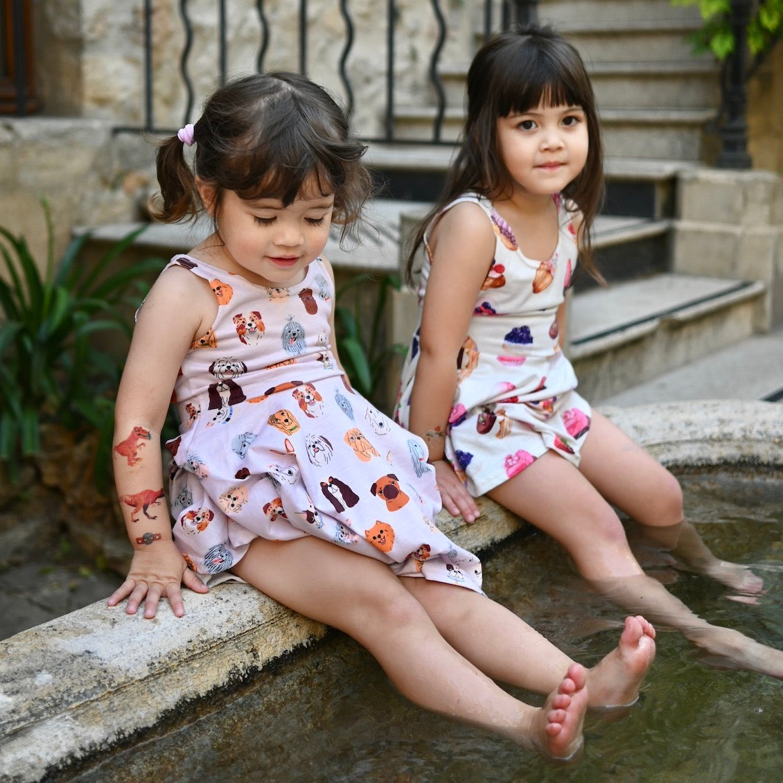 Parisian Puppy Sun Dress