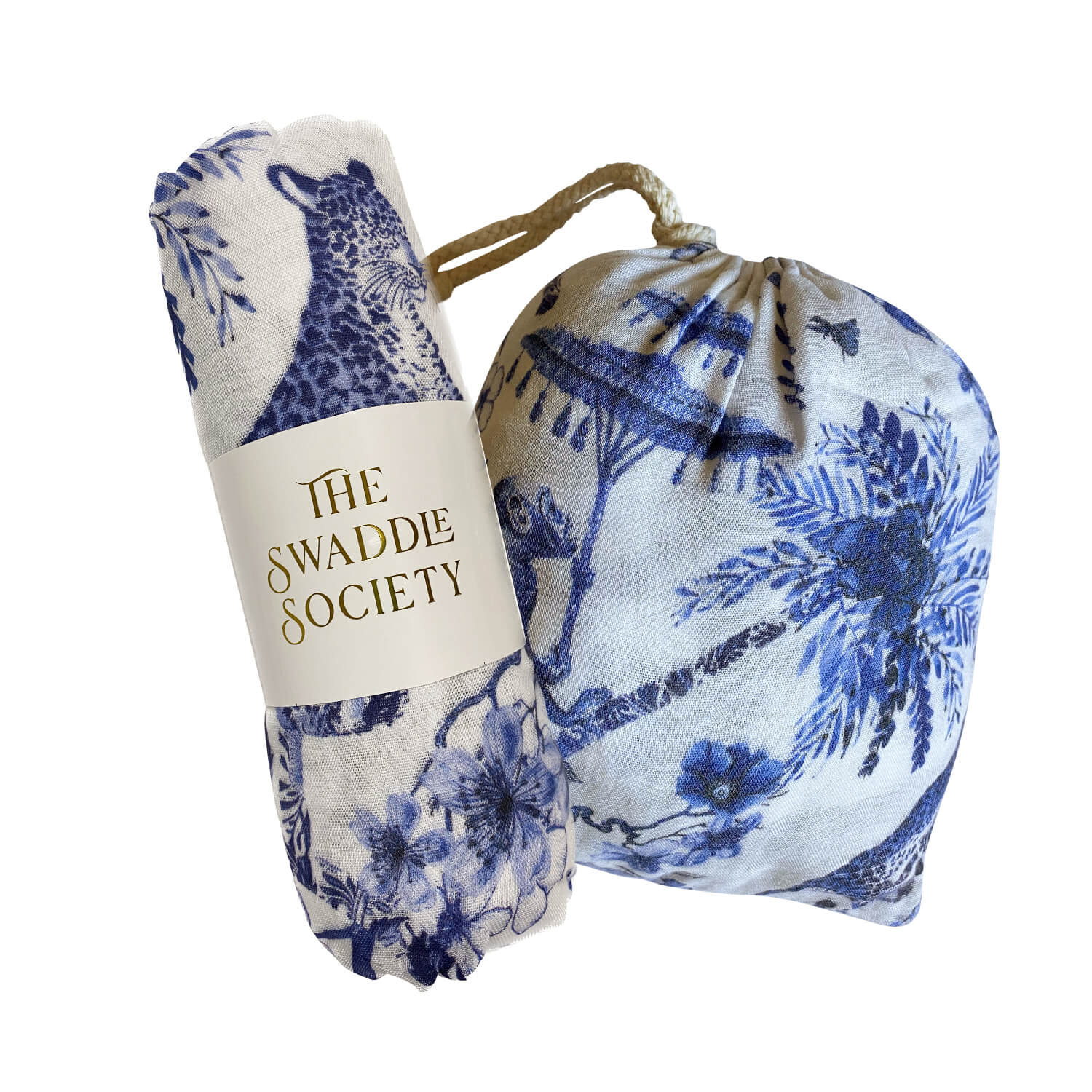 Porcelain Swaddle and Cot Sheet Bundle