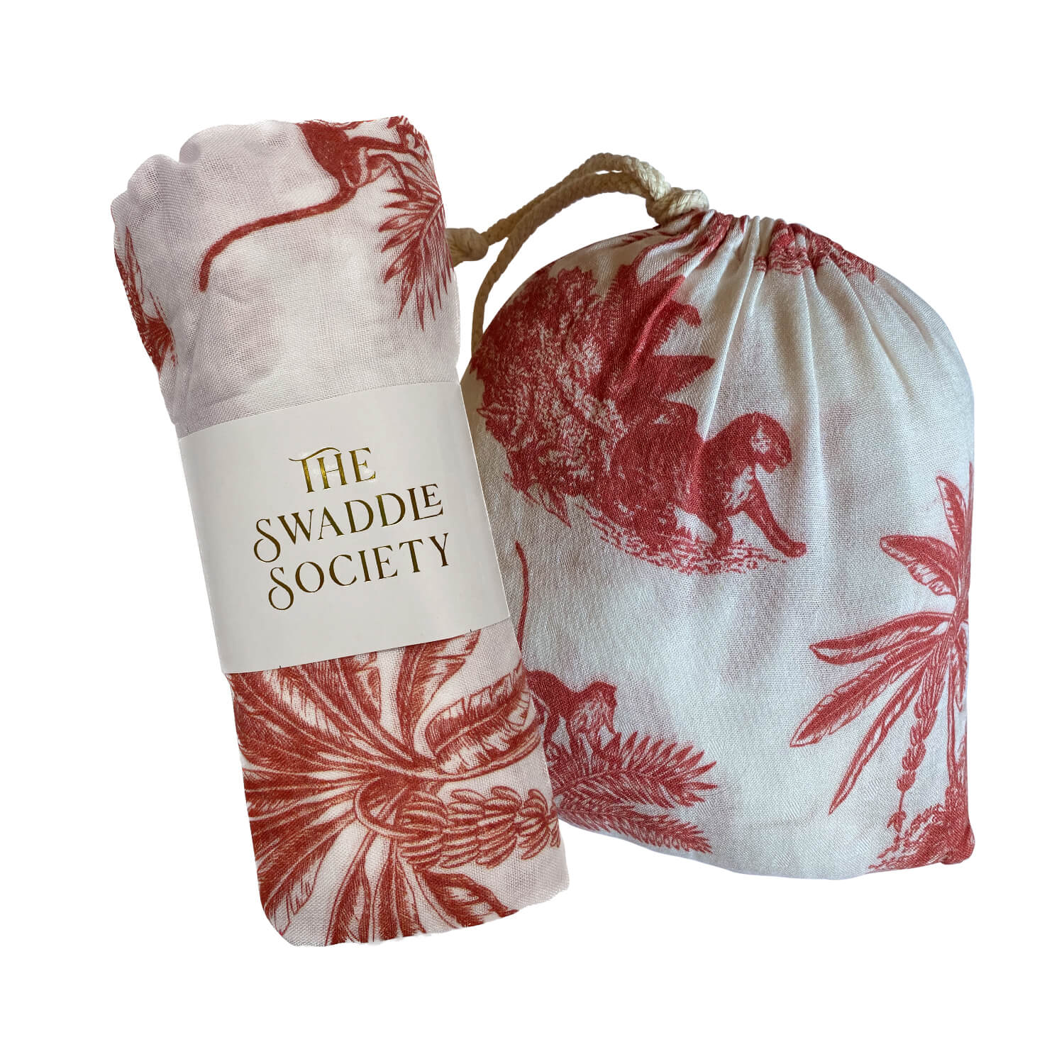 Tiger Swaddle and Cot Sheet Bundle