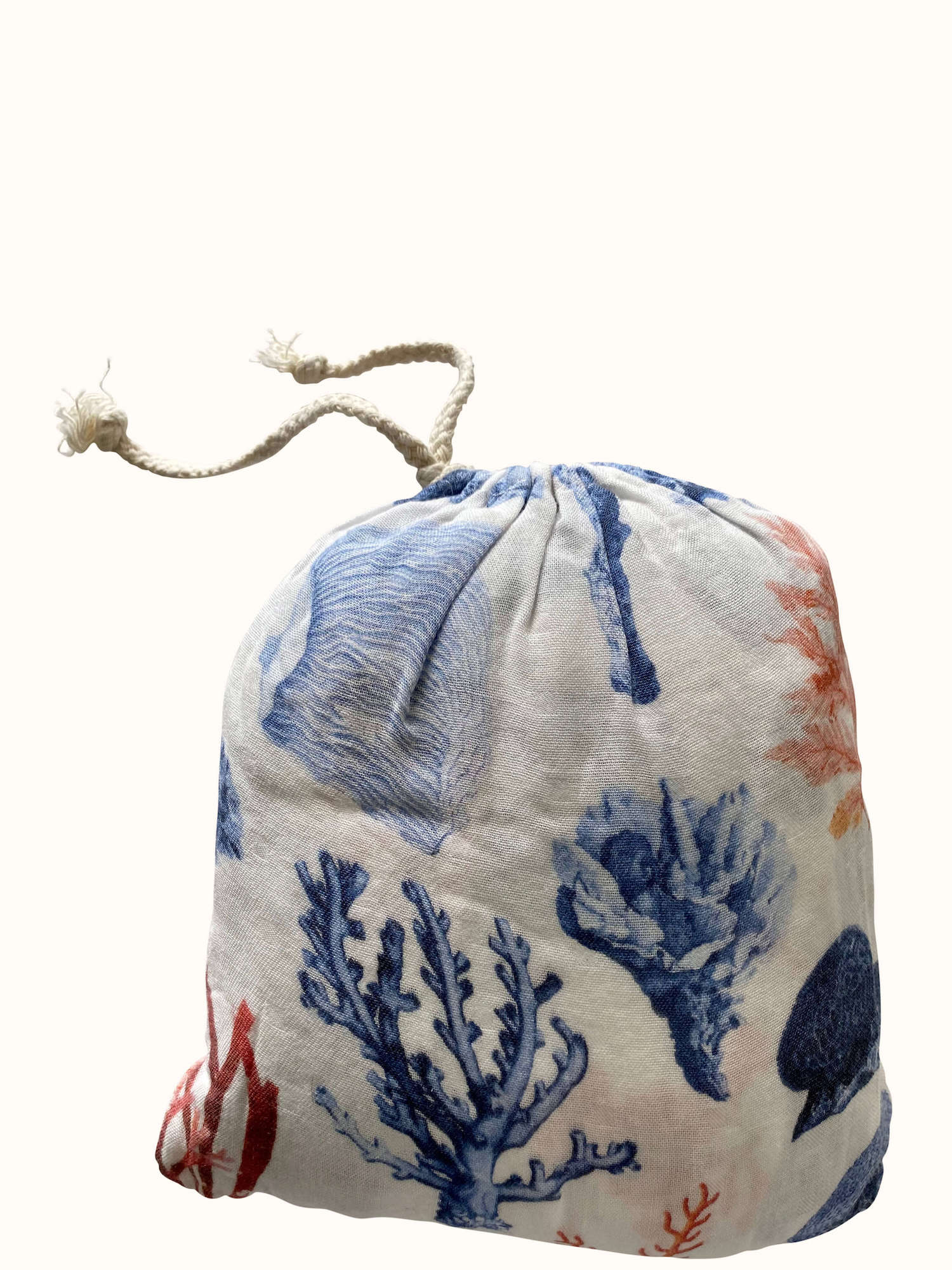 Coral Cot Sheet by The Swaddle Society